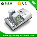 GLE-802 AAA AA NICD NIMH 2pcs 9V Rechargeable Battery Charger